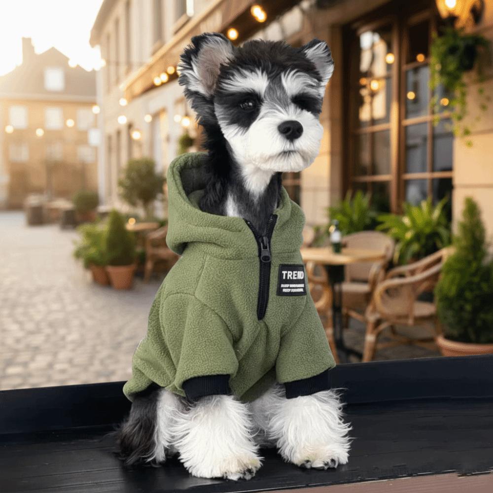 Thickened Dog Hoodie Coat Warm Winter Dog Clothing Fashion Dog Hoodie Winter Season