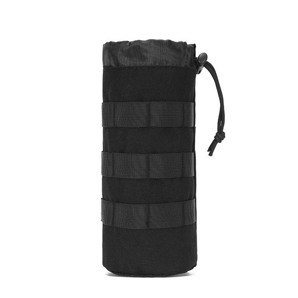 Portable Water Bottle Bag – Insulated Cup Cover, Waist or Shoulder Hanging, Nylon Water-Resistant Outdoor Accessory