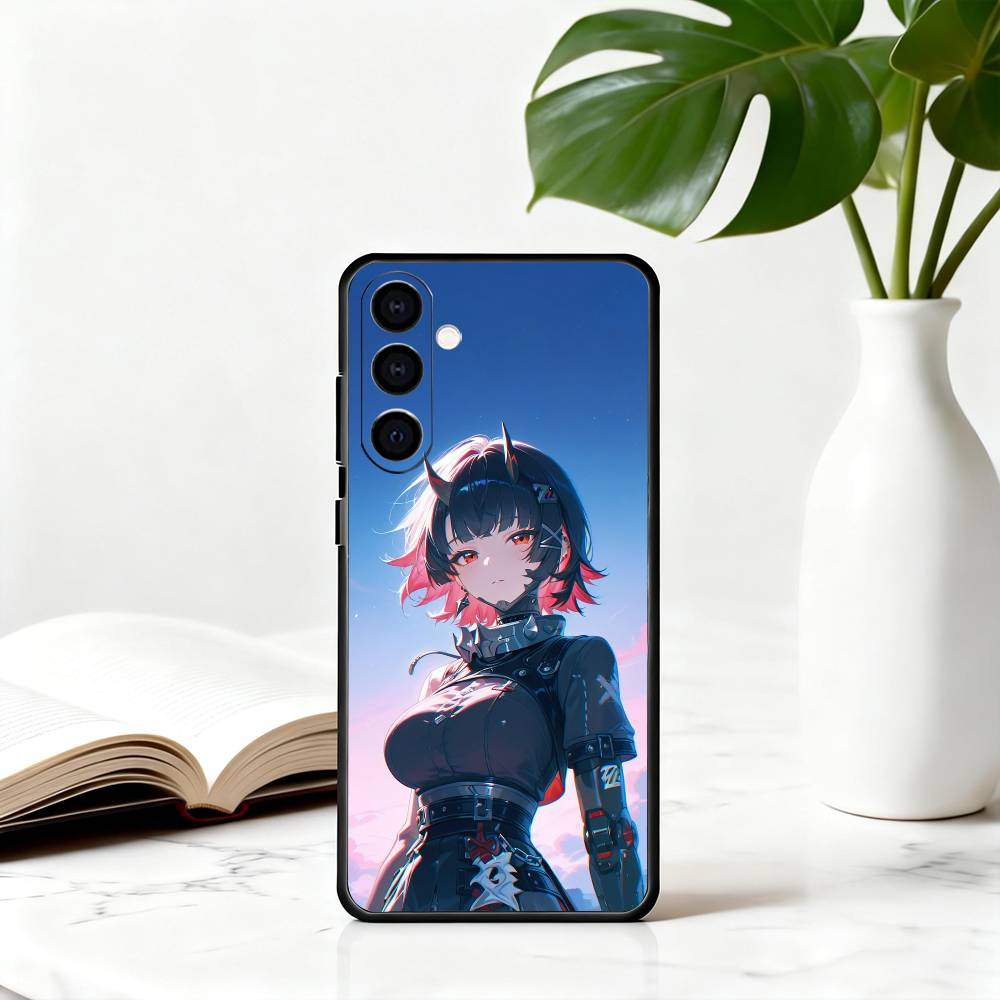 Чехол для телефона E-Ellen Joe Zenless Zone Zero Черный Силиконовый Мягкий Для Samsung Galaxy A73,A72,A71,A70,A53,A52,A51