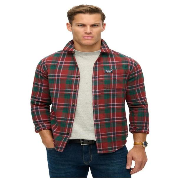 Superdry Lumber рубашка с длинным рукавом