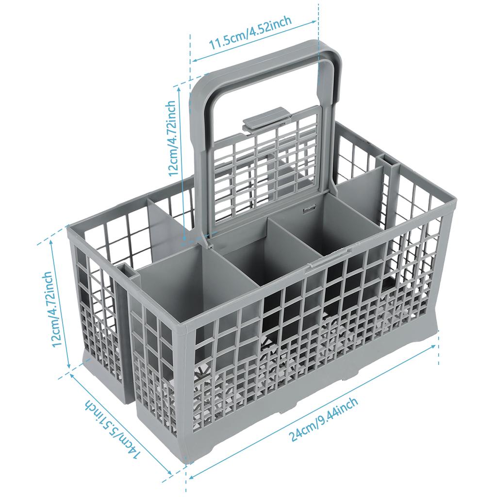 Dishwasher Cutlery Basket Universal Dishwasher Silverware Cutlery Basket Foldable Dishwasher Basket Replacement Rack Accessory