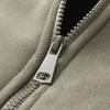 Men‘s Casual Outdoor Solid Color Skirt Zippered Fleece Jacket