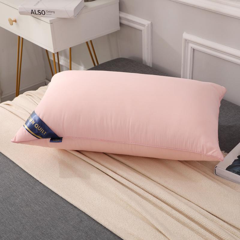 100% хлопок Hilton однотонные производители домашних подушек Прямая подушка 5-звездочная подушка для отеля Вакуумная компрессионная упаковка