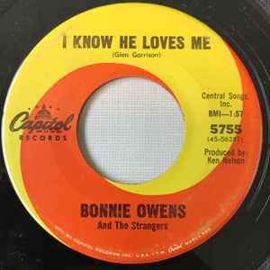 7inch Record BONNIE OWENS - Consider The Children / I Know He L 5755 Capitol Records 1966 US Folk Used