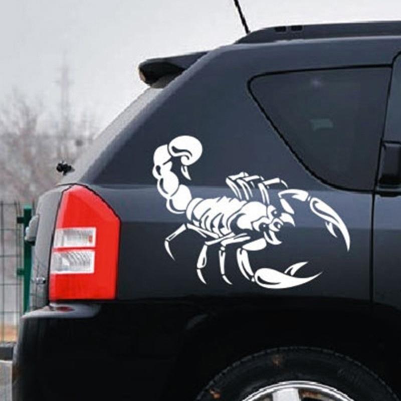 30 СМ Прохладный 3D Скорпион Автомобильные Наклейки Стайлинга Автомобилей Наклейка Для Украшения Автомобиля DIY