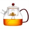 Жаропрочный стеклянный заварочный чайник для приготовления на пару