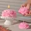Новые 3D силиконовые формы для свечей в виде крупных пионов, DIY, для изготовления свечей, гипса, смолы, мыла, шоколада, подарок на День святого Валентина