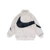 Nike Sportswear Swoosh Color-Block Logo Jacket Men Jackets White DH6685-072
