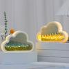 DIY Tulip Night Lights Cloud Shape Mirror Simulation Flower Sleeping Table Lamp for Bedroom Party Decoration Birthday Gifts
