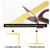600cm-1cm Stainless Steel Peel and Stick Moulding, Tile Edging Trim, Window Trim Suitable for Fireplaces, Mirror Frames, Walls, Cars and Furniture (Go