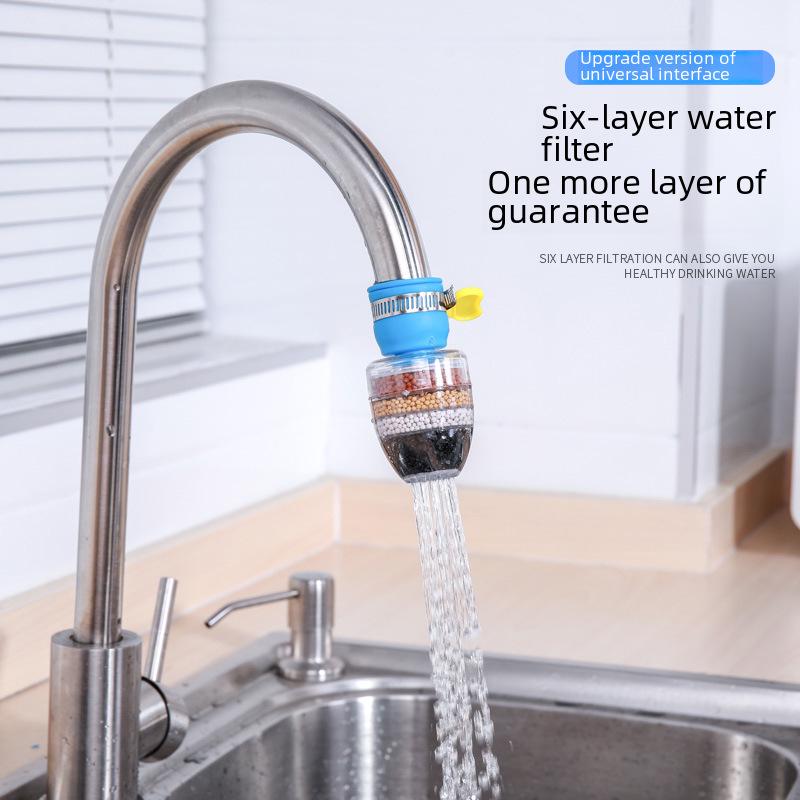 Универсальный кухонный кран, фильтр для очистки воды и брызгозащищенный душ