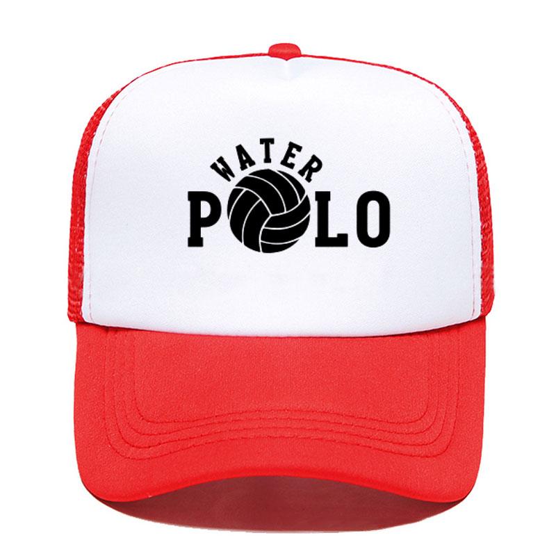 New Waterpolo Player Print Casual Women Unisex Unisex Summer Parentchild Hats Mesh Visor Outdoor Sun Hat