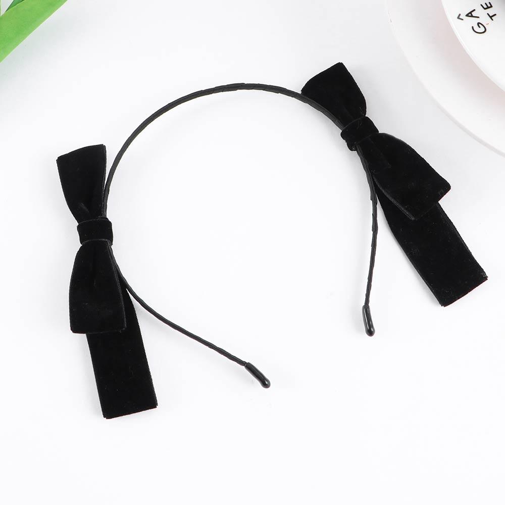 Hairband Make Up Women Headdress Headwear Hair Accessories Hair Hoop Hair Bands Velvet Bow Headband