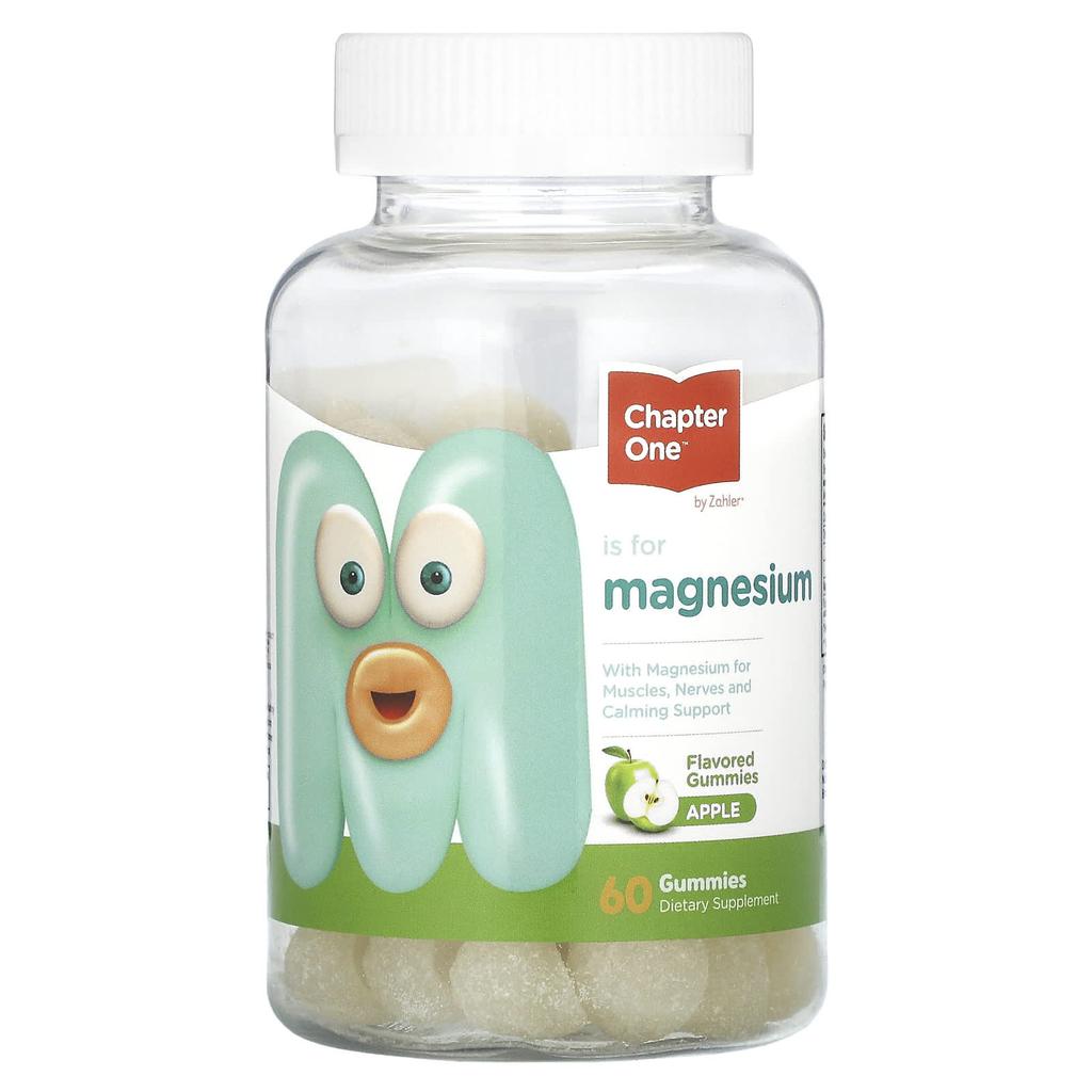 Magnesium Gummies, Apple Flavor, 60 Gummies