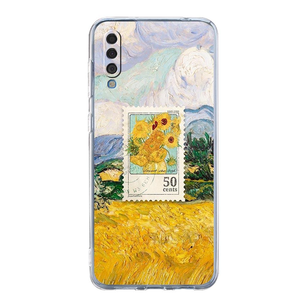Чехол для телефона «Звездное небо Ван Гог арт» для Samsung A14 5G A12 A22 A32 A34 A42 A52 A54 A50 A70 A30 A40 A20E A10S A20S A02S A04S