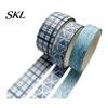 Daily Handbag Decoration Tape 3 Rolls Washi Set, Decorative Stickers, Aesthetic Tapes for Geometric Scrapbooking Supplies, Journaling Junk Journal,
