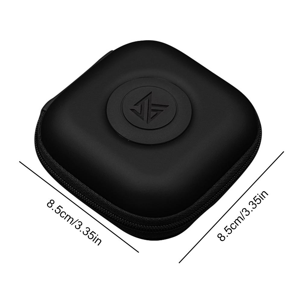 Чехол-сумка из ПУ Сумка для переноски Амортизация удара и давления Портативный чехол Антицарапины Коробка-сумка для наушников Дорожный маленький карман для IEM KZ