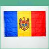 Флаг 90x150 см 3x5 Молдова Национальный Фут Для Встречи Парад Вечеринка Подвешивание Домашнее Украшение Баннер