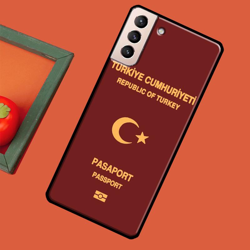 Турция Турецкий флаг Мягкий чехол для Samsung Galaxy S23 S22 S21 Ultra Note 20 Note 10 S8 S9 S10 Plus S20 FE Чехол