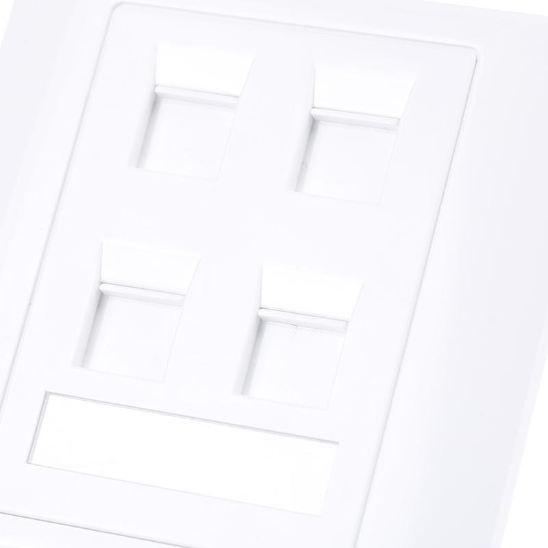 86-типовая компьютерная панель розеток сетевого модуля Cat5E Rj45, интерфейсная розетка