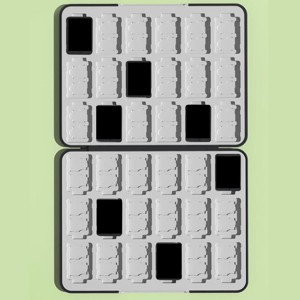 Портативный держатель для хранения игровых карт, чехол, слоты для картриджей, бокс-протектор для карт MicroSD для игровых аксессуаров NS Switch