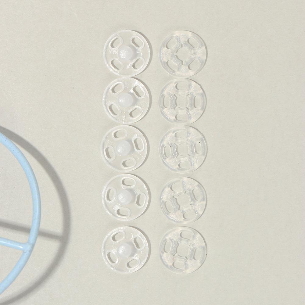 100pcs DIY Accessory Snap Crafts Fasteners Stud Sewing Press Button