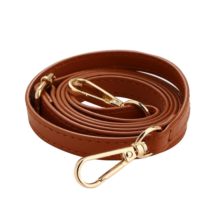 125cm Long Bag Strap PU Leather Shoulder Bag Strap 1.2cm Wide Accessories For Handbags Fashion PU Bag Strap For Crossbody Belts