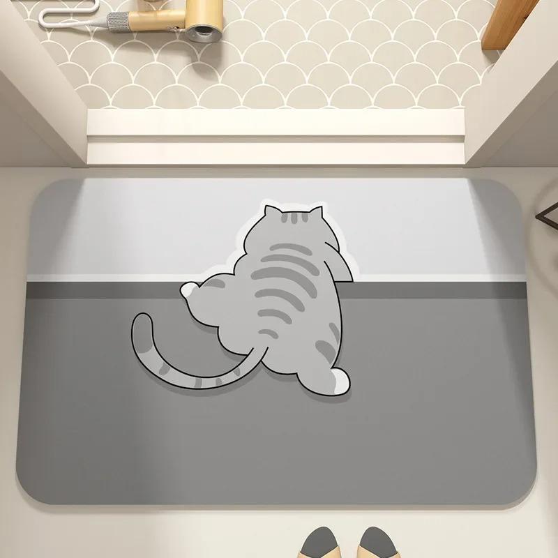 Cute Cartoon Dog Pattern Doormat Home Decor Rugbedroom Living Room Entrance Rugs Kitchen Front Door Nonslip Area Foot Mats