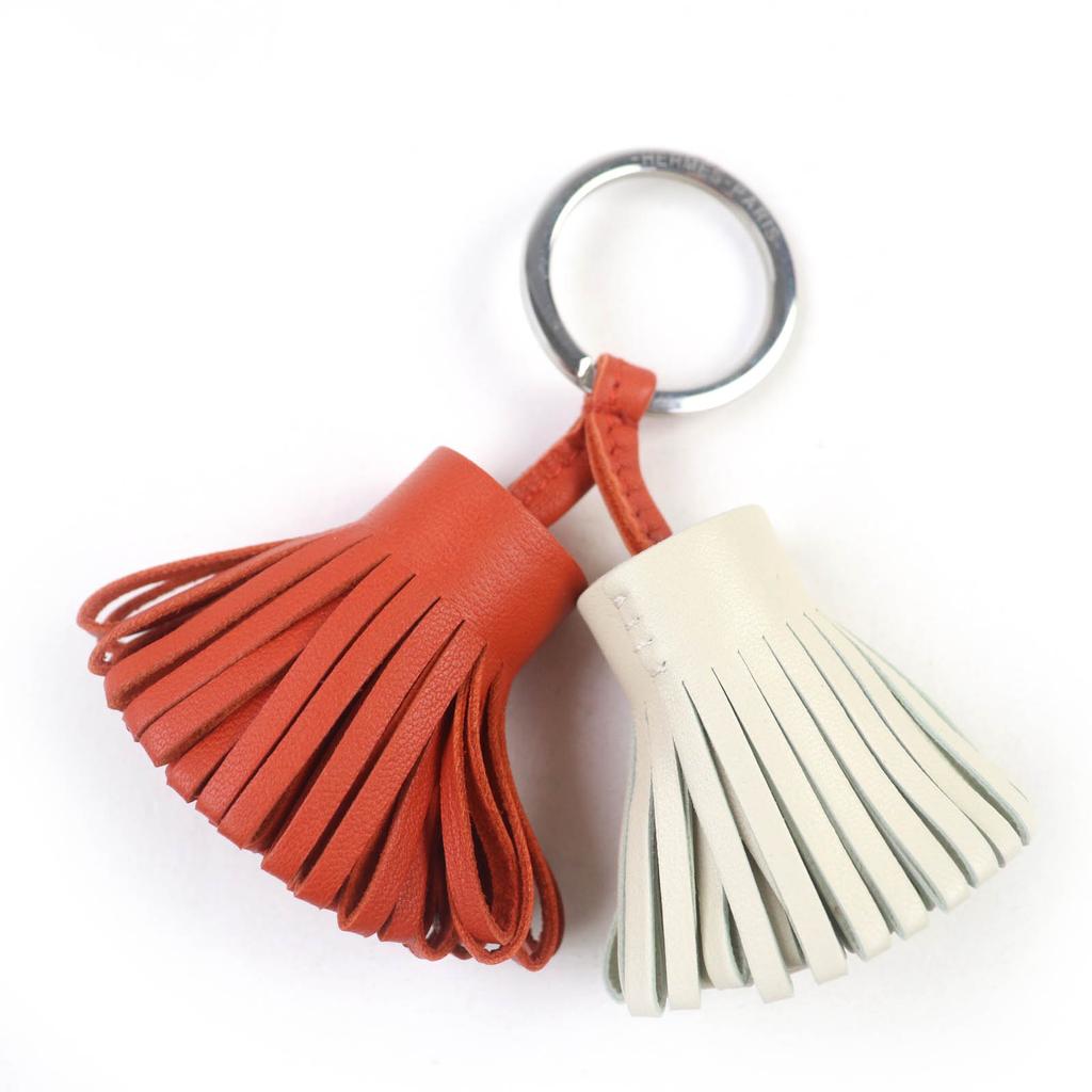 Excellent HERMES Bag charm Carmen Unodos Key ring key ring Anyo Miro Women Used