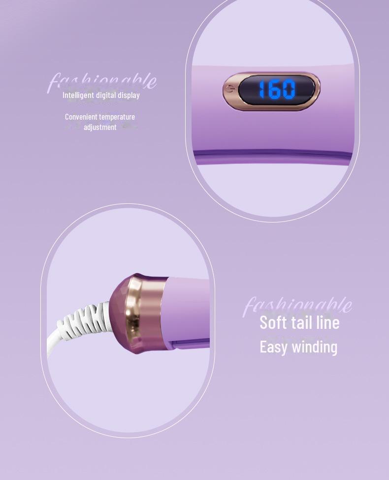 Цифровая французская плойка 32 мм для создания крупных волн и глубоких V-образных локонов