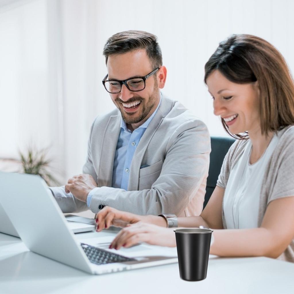 350Ml Stainless Steel Cold Drink Cup High Quality Leakproof Portable Mug Ideal for Coffee Tea Juice Home Office Outdoor