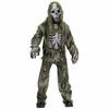 Rough Green General Costume Party Skeleton Ghost Costume Halloween Corpse Performance Outfit Horror Zombie Ghost