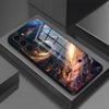 Чехол для телефона 'Космическая Вселенная Галактика' для Samsung A25 A13 A33 5G A54 A36 A35 A56 A52 A14 Ударопрочная стеклянная крышка