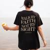 Spring And Summer Back Letter Print Short-Sleeved T-Shirt Casual Lazy Loose Short-Sleeved T-Shirt Women'S Top