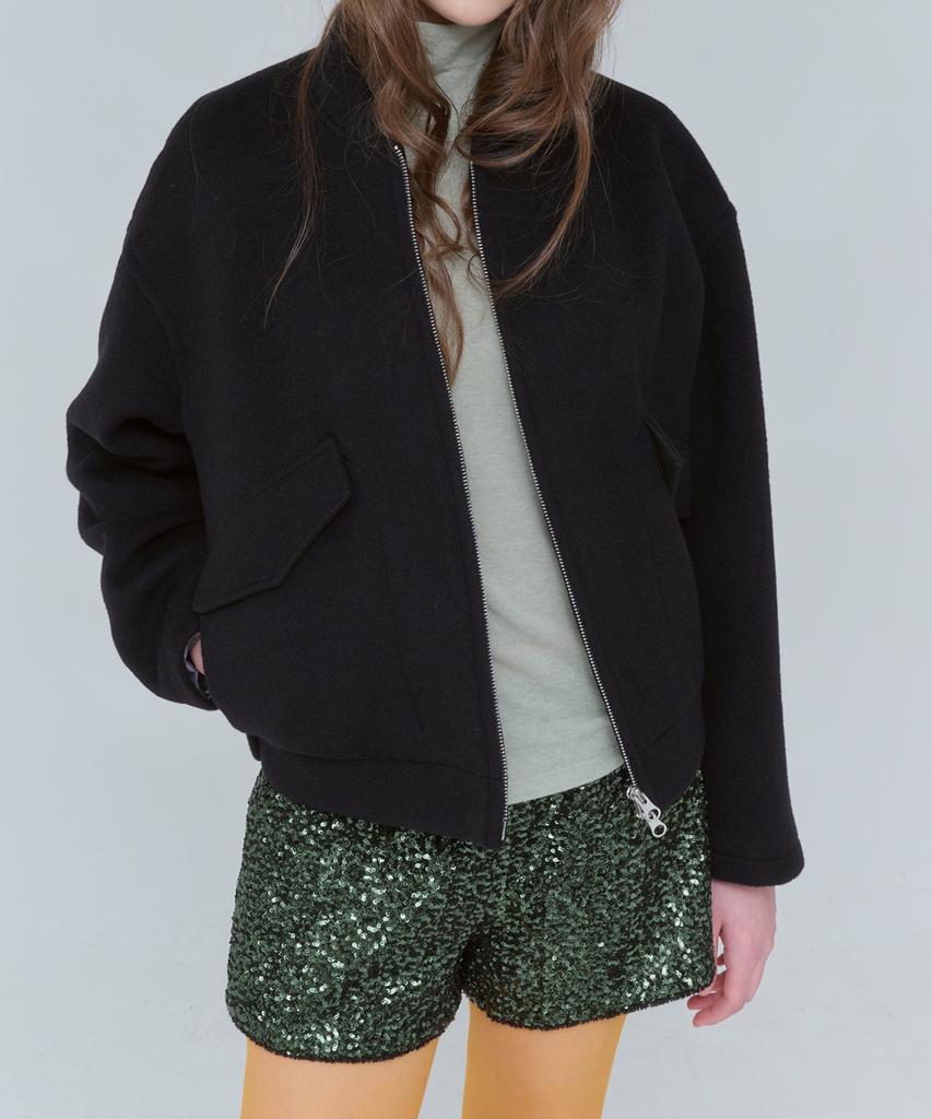 Voyonn Volume Bomber Outer Wool Black 0127