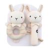 MK Five Senses Development Animal Friends Rattle Set of 2, One Size Korean Childrens Toys