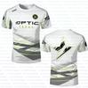 Команда Esports Club 2026 OpTic TEXAS New Jersey CDL Игровая форма Удобная 3D-печатная футболка Мужская Модная Фанатская одежда