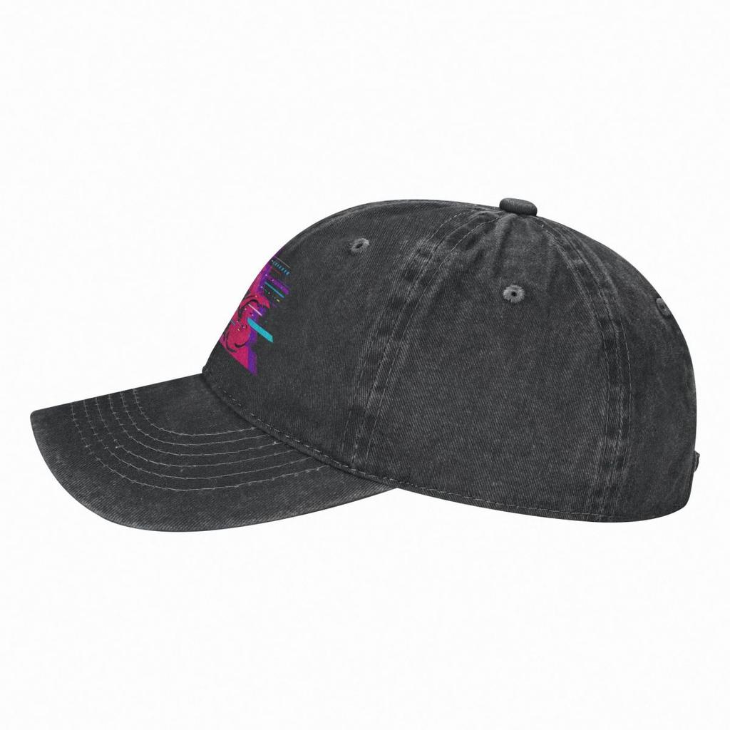Постиранная унисекс бейсболка Glitch Trucker Snapback Кепки Папа Шляпа DnD Кепки для игры в гольф