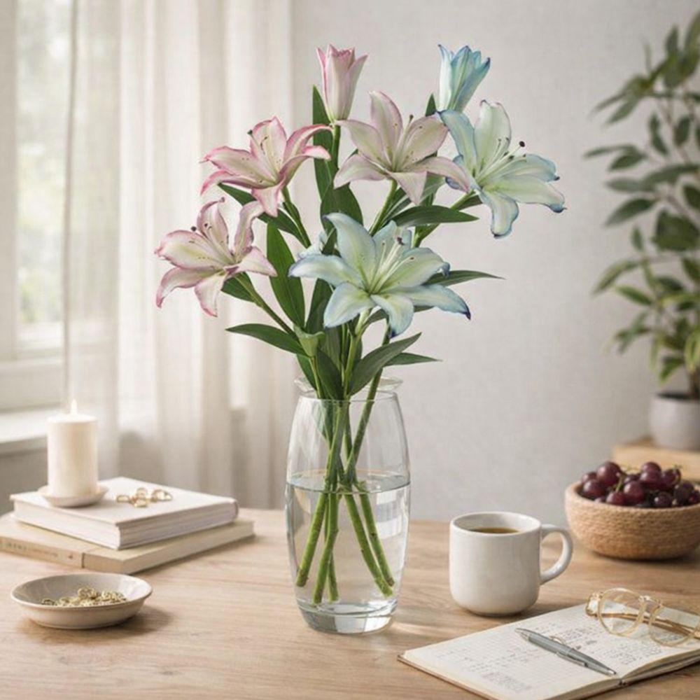 DIY Craft Artificial Flower Branch Plastic Floral Arrangement Simulated Flower Decor  Festive Event