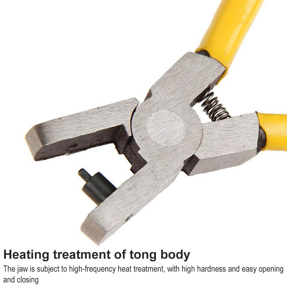 Leather Belt Hole Punch Plier Eyelet Puncher Revolve Sewing Machine Bag Setter Tool Watchband Strap Household Leathercraft 2mm