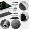 minimalist Halloween doormat, anti slip and absorbent carpet, washable and stain resistant floor mat for home decoration