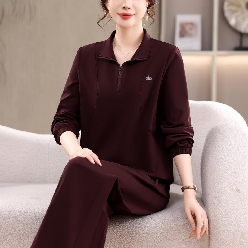 Стильный женский спортивный костюм из двух предметов Весна/Осень 2026: Повседневный худи и брюки для похудения