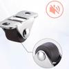 4pcs Mini Furniture Casters Easy To Install Rubber Wheel  Floor Protections for Easy  Movement Of Small Furniture