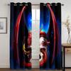 Customize Red Medieval Fantasy Dragon Design 2 Panels Thin Window Curtains for Living Room Bedroom Drape Decortion