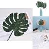 Монстера Делициоза Либм Лист Искусственное Растение Для Свадебного Декора Дом Офис Офис Отель Дисплей