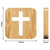 3D LED Lamp Night Light USB Desk Table Lamps Christianity Crucifix Crafts For Gift Home Decoration Wooden Cross