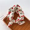 Cotton And Linen Small Square Scarf Silk Scarf Women'S Spring And Autumn New Style Artistic And Versatile Fashionable Temperament Headband Scarf