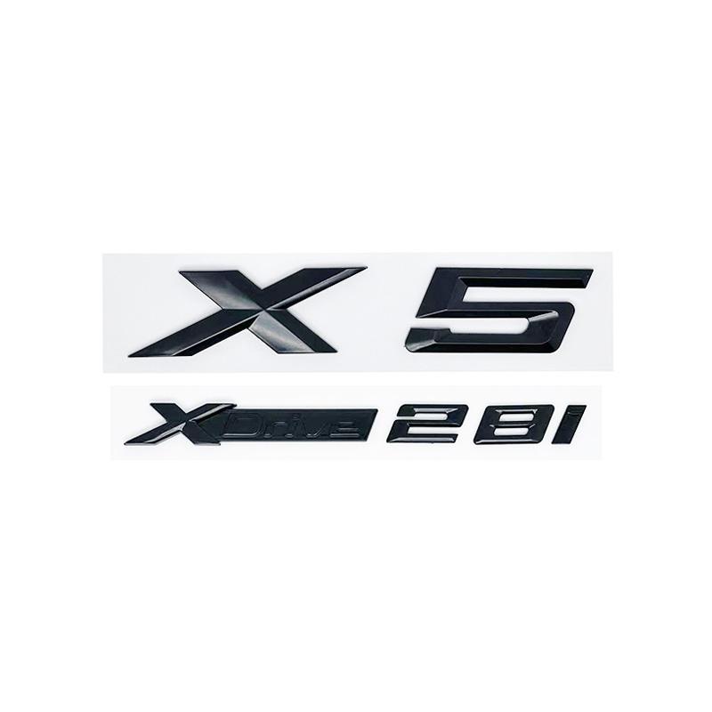 Новый стиль XDrive Алфавитно-цифровой значок на багажник для BMW X5 - 28i 30i 35i 40i 48i 50i 30d Значок полного привода