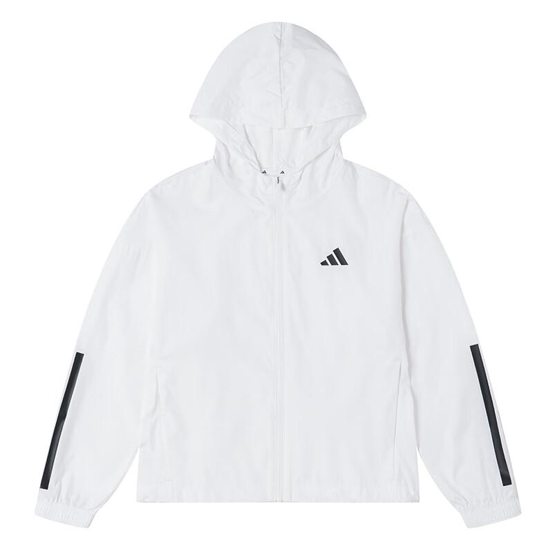 adidas Женская спортивная тканая куртка с капюшоном KC7655