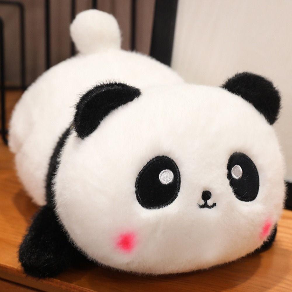 Мягкие плюшевые игрушки Кукла панда Набитая ПП-хлопком Плюшевая кукла панда Домашний декор